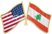 american lebanese flag