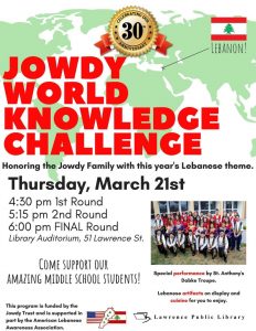 2019 Jowdy World. Knowledge Challenge